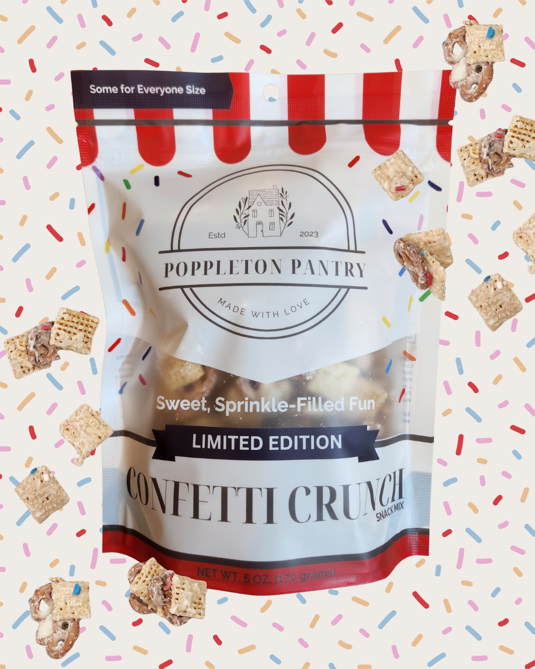 LIMITED EDITION: Confetti Crunch Snack Mix 6 oz