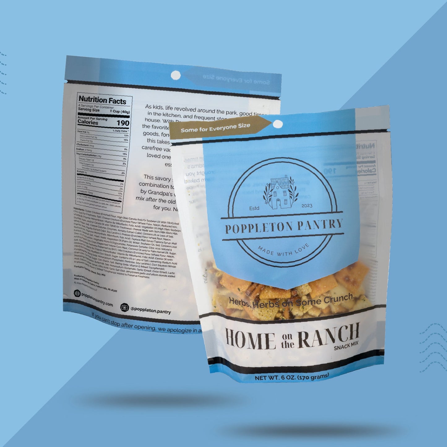 Home On The Ranch Snack Mix 6oz Case of 12