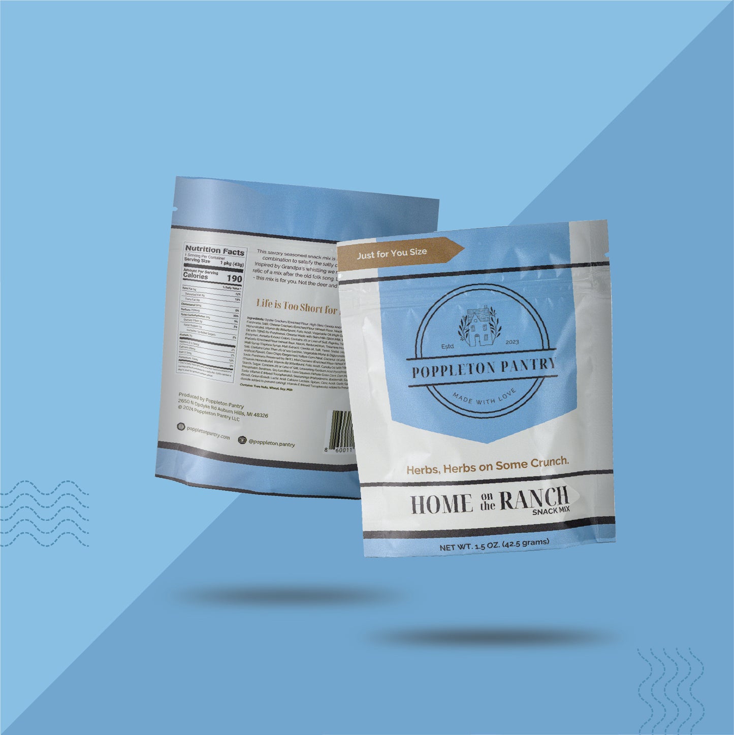 Home On The Ranch Snack Mix 1.5oz Case of 12